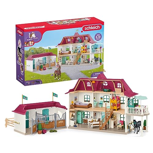 Product Image of the schleich HORSE CLUB — Lakeside Country House and Stable Horse Play Set, 192...