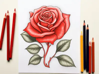 Rose Coloring Pages: The Artistic Touch Your Child Needs