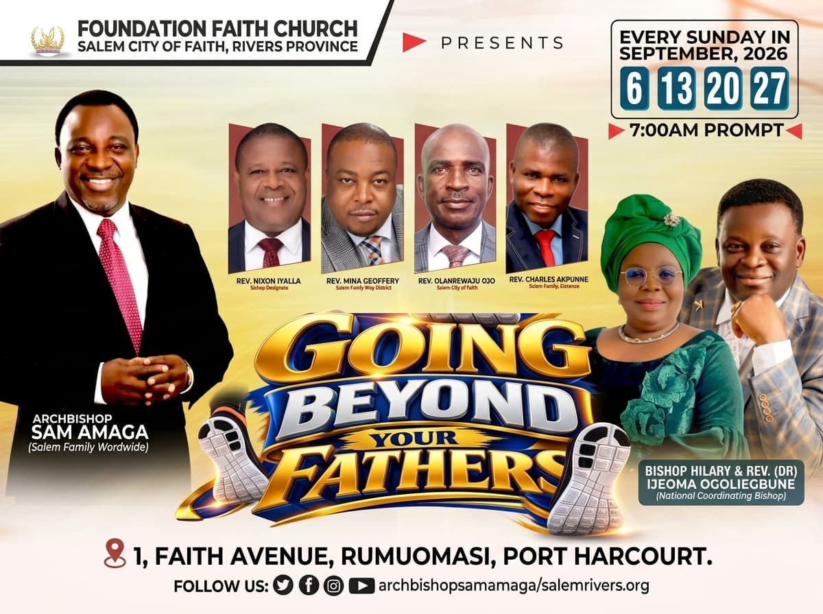 Flyer for Going Beyond Your Fathers