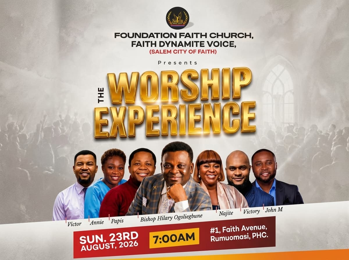 The Worship Experience, 23 August 2026